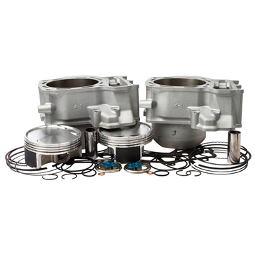 Cylinder Works Ensemble de cylindre surdimensionné Kawasaki - 750 cc - Carbure de silicium avec dépôt de nickel