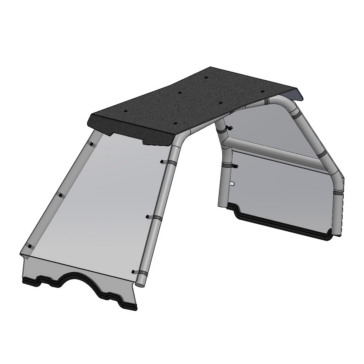 Direction 2 Windshield with Roof Fits Polaris