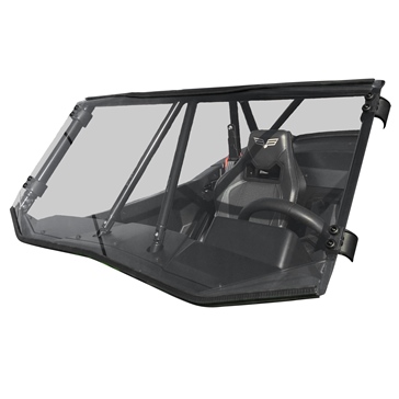 Direction 2 Full Windshield - Scratch resistant Fits Textron