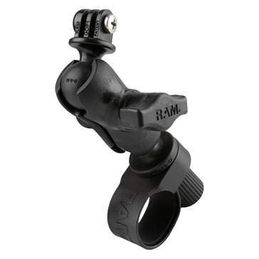 RAM MOUNT Tough-Strap Double Ball Mount with Universal Action Camera Adapter