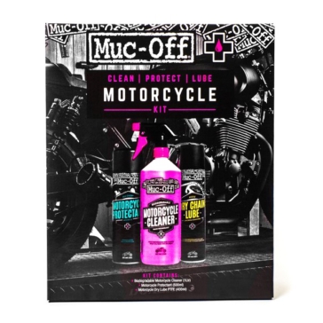 Muc-Off Motorcycle Clean Protect and Lube Kit 400 ml, 500 ml, 1 L / 0.26 G