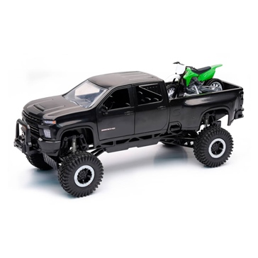 New Ray Toys Modèle réduit camion Chevrolet avec motocross