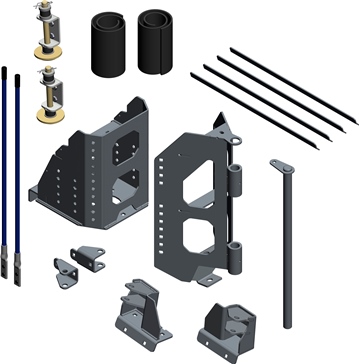 KFI Products Pivot V-pelle central ens