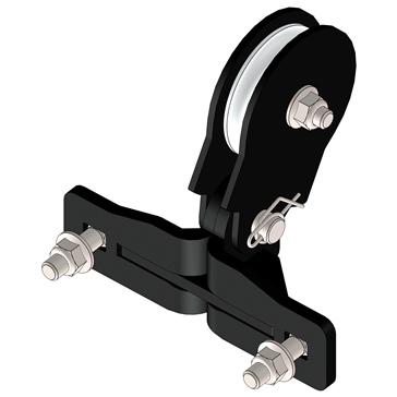 KFI Products Poulie pour pelle rapide pour câble en acier