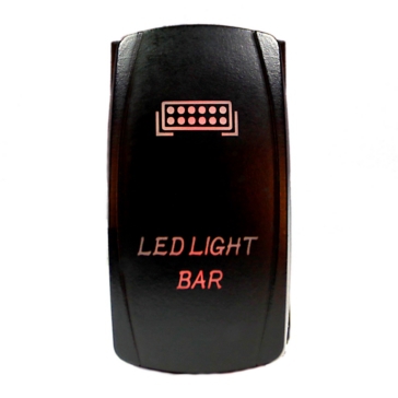 Quake LED Light Bar LED Switch Rocker - QRS-LLB-R