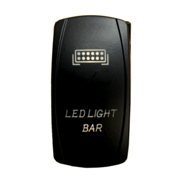 Quake LED Light Bar LED Switch Rocker - QRS-LLB-W