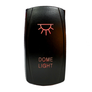 Quake LED Dome LED Switch Rocker - QRS-DL-R