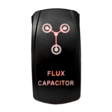 Quake LED Flux Capacitor LED Switch Rocker - QRS-FC-R