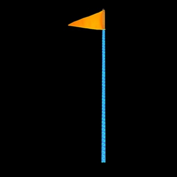 Quake LED Lumière Whip avec drapeau