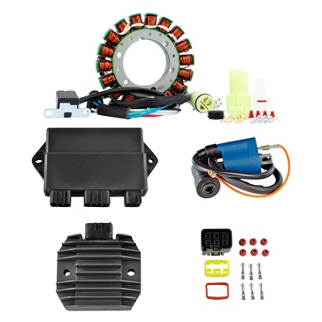 Kimpex HD Stator HP, Regulator, HP CDI Box & External Ignition Coil Kit Fits Yamaha - 225744