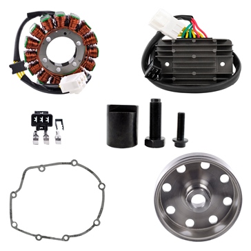 Kimpex HD Ensemble de stator, volant moteur, régulateur de tension, joint d'étanchéité & extracteur de volant moteur Aprilia - 225751