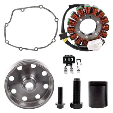 Kimpex HD Stator, Kokusan Flywheel, Gasket & Puller Recall Kit Fits Aprilia - 225754