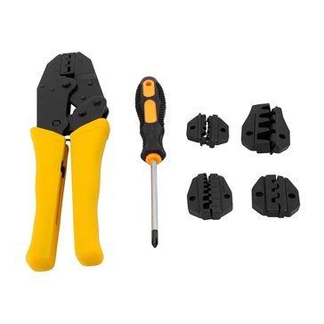 Kimpex HD Ensemble d'outils professionnels de sertissage 4en1 225851