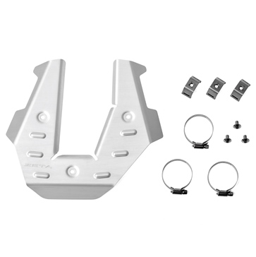 DRC/ZETA/UNIT Protecteur de tuyau d'échappement en aluminium