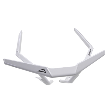 Skinz Aluminum-Polished Bumper Front - Aluminum - Fits Ski-doo