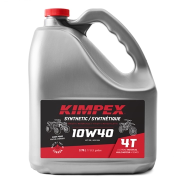 Kimpex Huile à moteur Moto/VTT 4-TEMPS 10W40 10W40