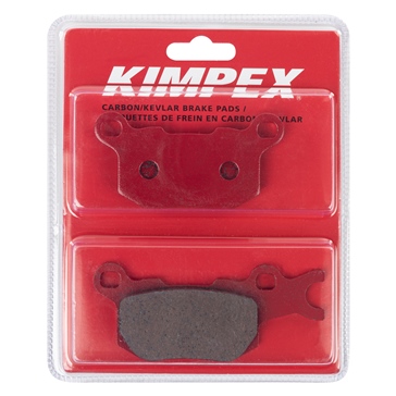 Kimpex Plaquette de frein en fibre de Kevlar/Carbone Carbone/Kevlar - Arrière gauche