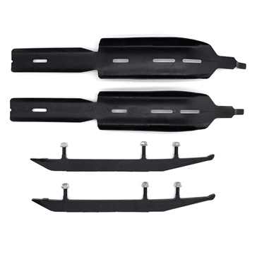 SnowTracker Auto-sharpening Aggressive Wear Bar Blow molded camoplast ski, Plastic Ski - Fits Ski-doo