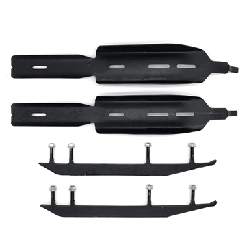 SnowTracker Auto-sharpening Aggressive Wear Bar Steel ski for short carbide - Fits Polaris