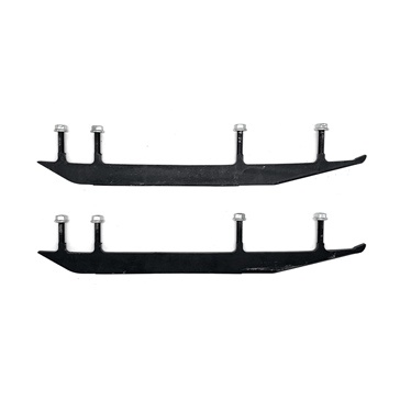 SnowTracker Lisse agressive auto-aiguisante Ski d'acier lisse courte - Polaris