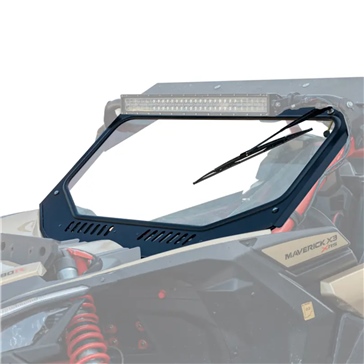 Super ATV Glass Windshield Fits Can-am