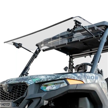 Super ATV Pare-brise à bascule résistant aux rayures CFMoto