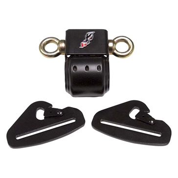 Dragon Fire Racing Harness Anchor Kit Black - 2", 3" - 1.25" - Quick Release - Yes