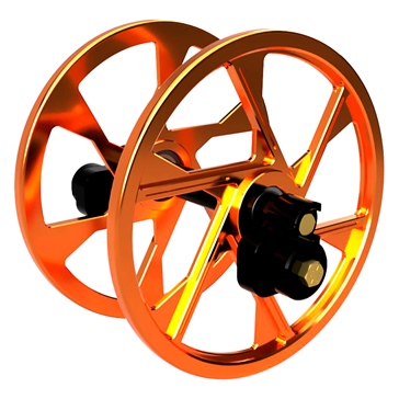 ITEK Ensemble de grandes roues anodisées Aluminium - Polaris