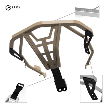 ITEK Ski-doo Front Bumper Front - Aluminum - Fits Ski-doo