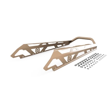 ITEK Bumper Powdercoat Series Rear - Aluminum - Fits Ski-doo