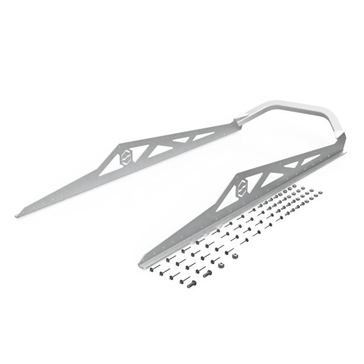 ITEK Bumper Powdercoat Series Rear - Aluminum - Fits Arctic cat