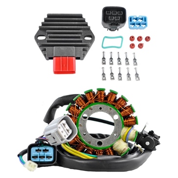 Kimpex HD Stator, Voltage Regulator Rectifier Kit Fits Honda - 345080
