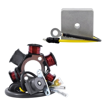 Kimpex HD Lighting Stator & Voltage Regulator Kit Fits Honda - 345098