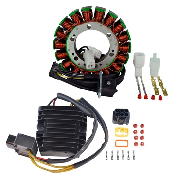 Kimpex HD Stator and Mosfet Voltage Regulator Kit Fits Arctic cat, Fits Suzuki - 345499