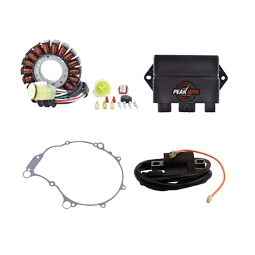 Kimpex HD Stator, CDI Box, Ignition Coil and Gasket Kit Fits Yamaha - 345515