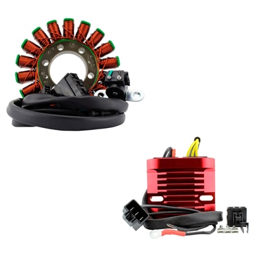 Kimpex HD Generator Stator & Aluminum Mosfet Voltage Regulator Kit Fits Triumph - 345519