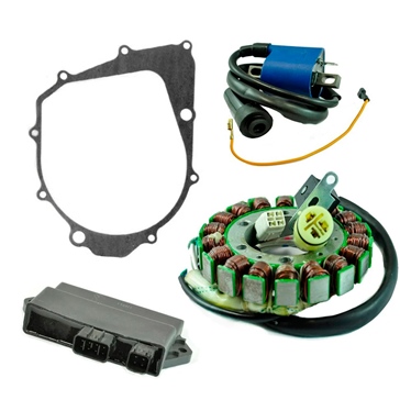 Kimpex HD Stator, CDI Box, Ignition Coil and Gasket Kit Fits Yamaha - 345539