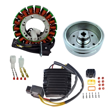 Kimpex HD Stator, Mosfet Regulator and Improved Magneto Flywheel Fits Suzuki - 345547