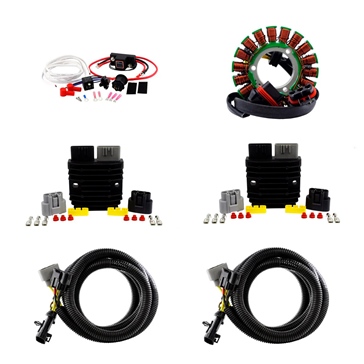 Kimpex HD SPLYT stator, Regulator and Dual Battery Isolator Kit Fits Polaris - 345598