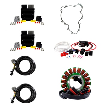 Kimpex HD SPLYT stator, Regulator and Dual Battery Isolator and Gasket Kit Fits Polaris - 345599