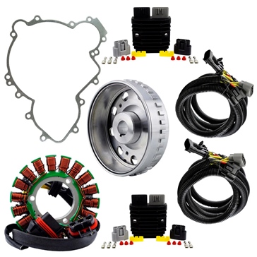 Kimpex HD SPLYT Stator, Regulator, HO Flywheel and Gasket Kit Fits Polaris - 345601