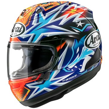 arai full face helmets Corsair-X Dani Samurai 3 Helmet Large if the rider cant see the lever and the logo is in its normal place Kask Arai RX-7V Evo Diamond