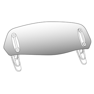 Puig Déflecteur de pare-brise multi-ajustable