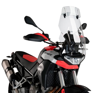 Puig Touring Windshield with Visor Fits Aprilia