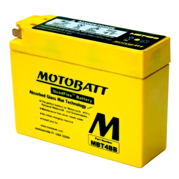 Motobatt Quadflex AGM Battery MBT4BB
