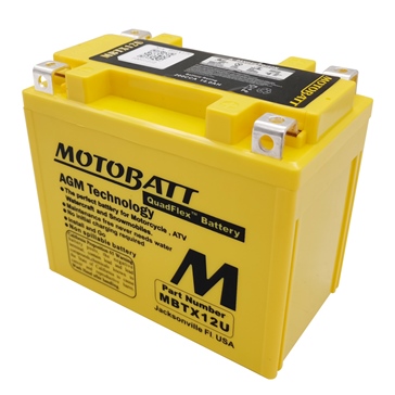 Motobatt Batterie AGM Quadflex MBTX12U