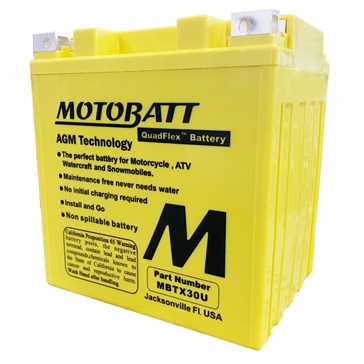 Motobatt Quadflex AGM Battery MBTX30U