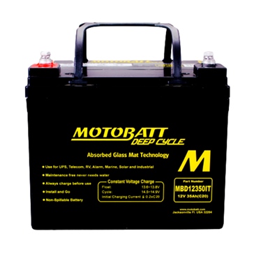 Motobatt Batterie AGM à décharge profonde MBD12350IT