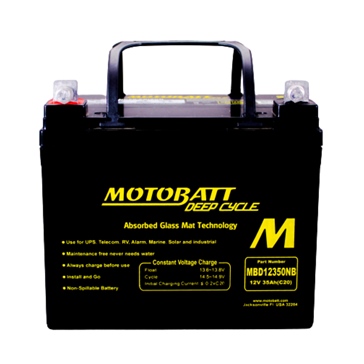 Motobatt Batterie AGM à décharge profonde MBD12350NB