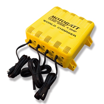 Motobatt Chargeur à batterie MBC4B 4 stations 365047